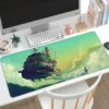 Anime Howl s Moving Castle mouse mats keyboard pc accessories desk pad Computer mat Office carpet 7 - Howl’s Moving Castle Shop